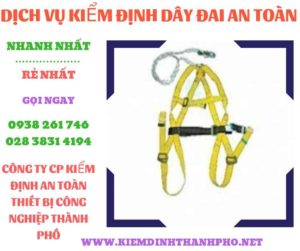 Hình ảnh kiểm định dây đai an toàn