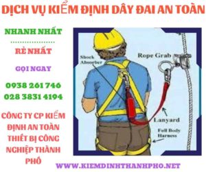 Hình ảnh kiểm định dây đai an toàn