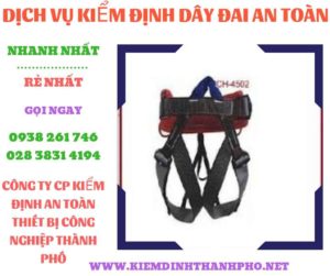 Hình ảnh kiểm định dây đai an toàn