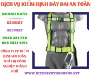 Hình ảnh kiểm định dây đai an toàn