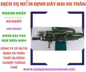 Hình ảnh kiểm định dây đai an toàn