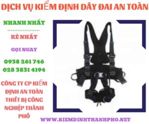 Hình ảnh kiểm định dây đai an toàn