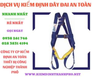 Hình ảnh kiểm định dây đai an toàn