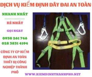 Hình ảnh kiểm định dây đai an toàn