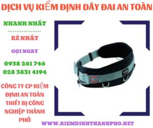 Hình ảnh kiểm định dây đai an toàn