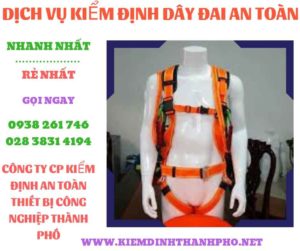 Hình ảnh kiểm định dây đai an toàn