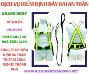 Hình ảnh kiểm định dây đai an toàn