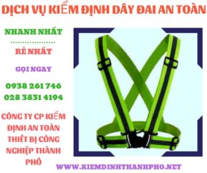 Hình ảnh kiểm định dây đai an toàn