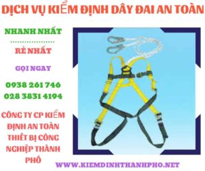 Hình ảnh kiểm định dây đai an toàn