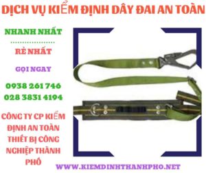 Hình ảnh kiểm định dây đai an toàn