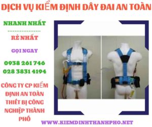 Hình ảnh kiểm định dây đai an toàn