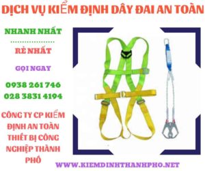 Hình ảnh kiểm định dây đai an toàn