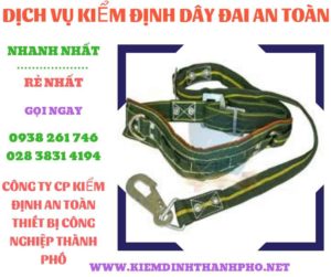 Hình ảnh kiểm định dây đai an toàn