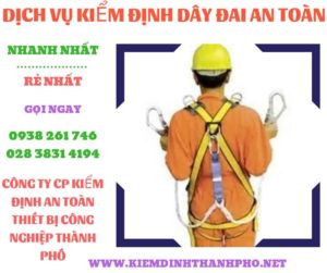 Hình ảnh kiểm định dây đai an toàn