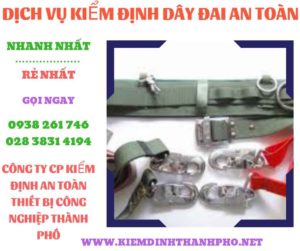 Hình ảnh kiểm định dây đai an toàn