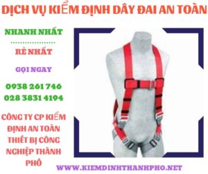 Hình ảnh kiểm định dây đai an toàn