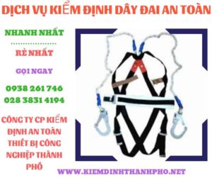 Hình ảnh kiểm định dây đai an toàn