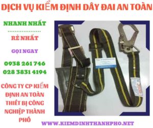 Hình ảnh kiểm định dây đai an toàn