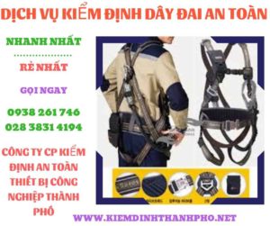 Hình ảnh kiểm định dây đai an toàn