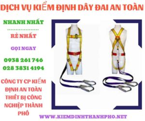 Hình ảnh kiểm định dây đai an toàn