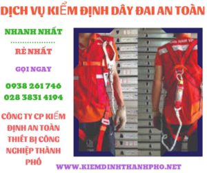 Hình ảnh kiểm định dây đai an toàn