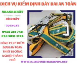 Hình ảnh kiểm định dây đai an toàn