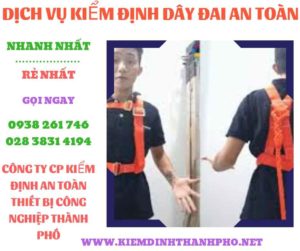 Hình ảnh kiểm định dây đai an toàn