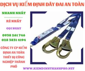 Hình ảnh kiểm định dây đai an toàn