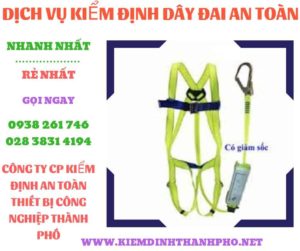 Hình ảnh kiểm định dây đai an toàn