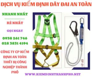 Hình ảnh kiểm định dây đai an toàn