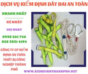 Hình ảnh kiểm định dây đai an toàn