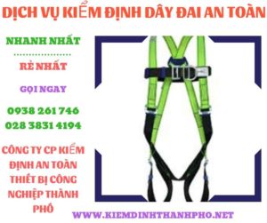 Hình ảnh kiểm định dây đai an toàn