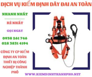 Hình ảnh kiểm định dây đai an toàn