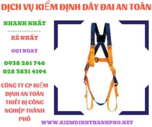 Hình ảnh kiểm định dây đai an toàn