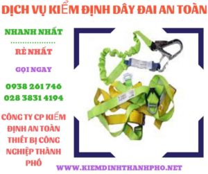 Hình ảnh kiểm định dây đai an toàn