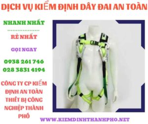 Hình ảnh kiểm định dây đai an toàn