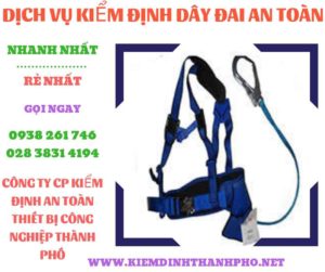 Hình ảnh kiểm định dây đai an toàn