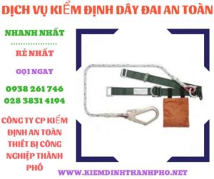 Hình ảnh kiểm định dây đai an toàn