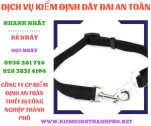 Hình ảnh kiểm định dây đai an toàn