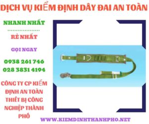 Hình ảnh kiểm định dây đai an toàn