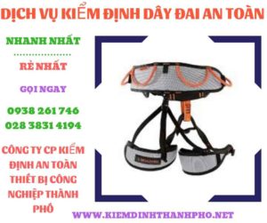 Hình ảnh kiểm định dây đai an toàn