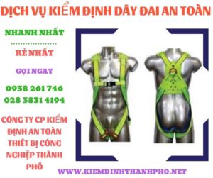 Hình ảnh kiểm định dây đai an toàn