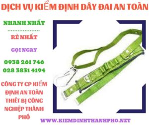 Hình ảnh kiểm định dây đai an toàn