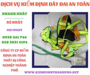 Hình ảnh kiểm định dây đai an toàn