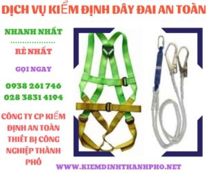 Hình ảnh kiểm định dây đai an toàn