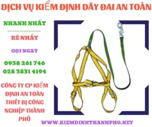 Hình ảnh kiểm định dây đai an toàn