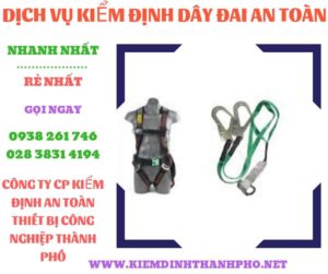 Hình ảnh kiểm định dây đai an toàn