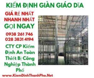 hình ảnh kiểm định giàn giáo dĩa