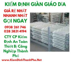 hình ảnh kiểm định giàn giáo dĩa