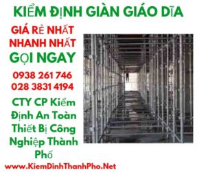 hình ảnh kiểm định giàn giáo dĩa